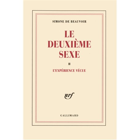 Le deuxième sexe