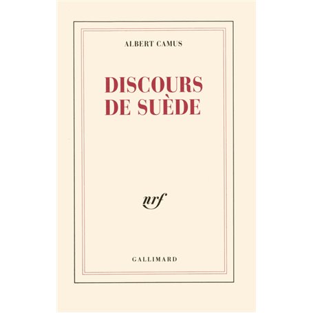Discours de Suède