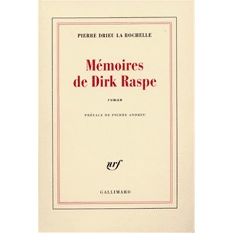 Mémoires de Dirk Raspe