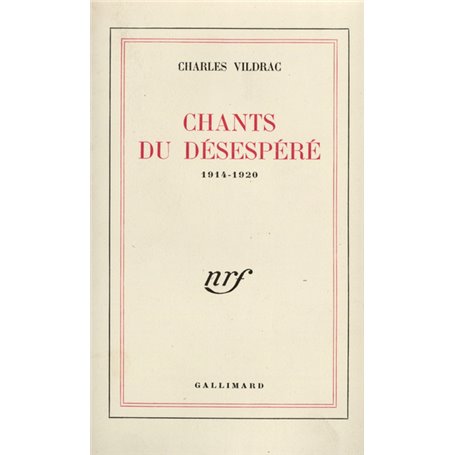 Chants du désespéré