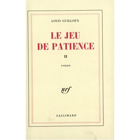 Le Jeu de patience