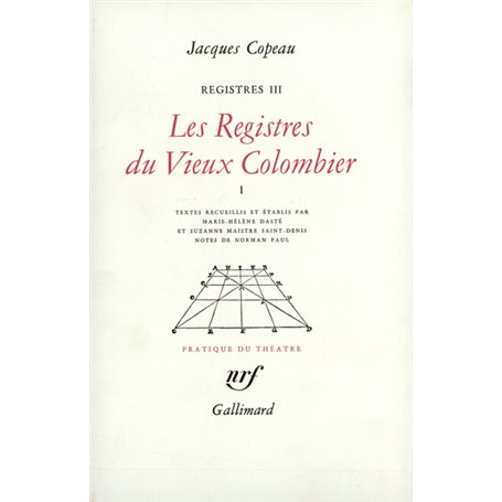Les Registres du Vieux Colombier