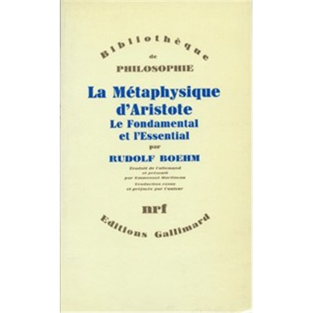 La Métaphysique d'Aristote