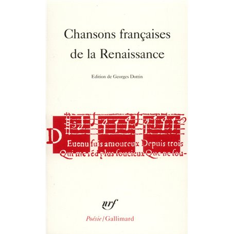 Chansons françaises de la Renaissance