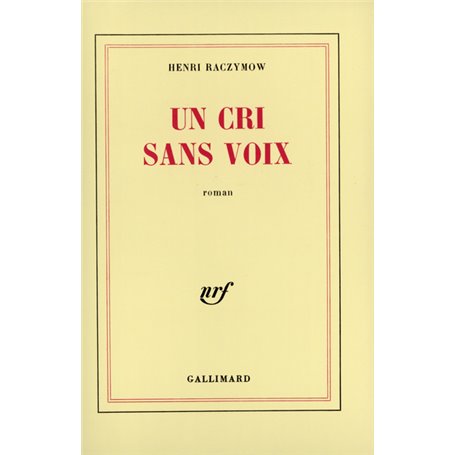 Un cri sans voix