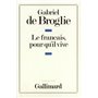 Le français, pour qu'il vive