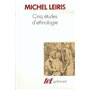Cinq études d'ethnologie