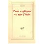 Pour expliquer ce que j'étais