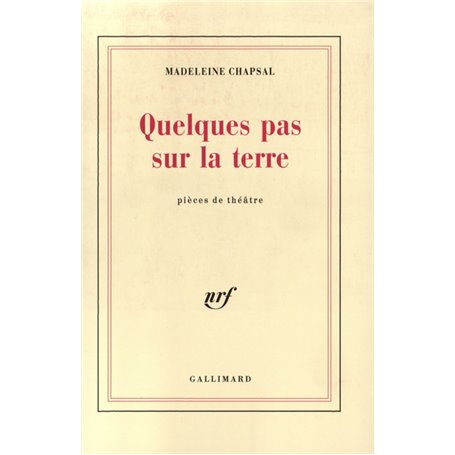 Quelques pas sur la terre