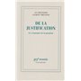 De la justification