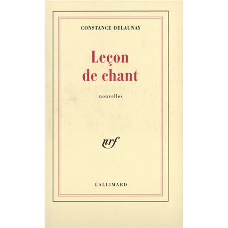 Leçon de chant