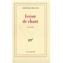 Leçon de chant