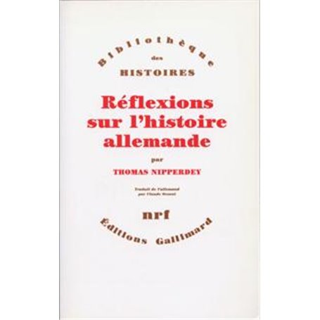 Réflexions sur l'histoire allemande
