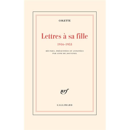 Lettres à sa fille