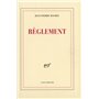 Règlement