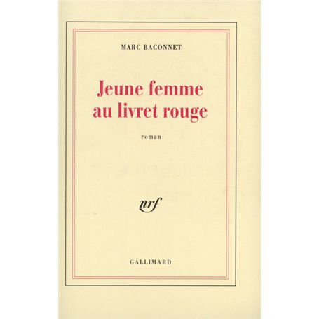 Jeune femme au livret rouge