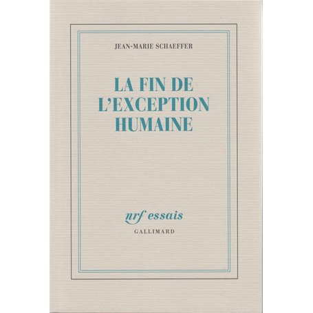 La fin de l'exception humaine