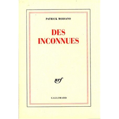 Des inconnues