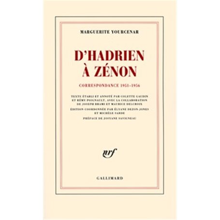 D'Hadrien à Zénon