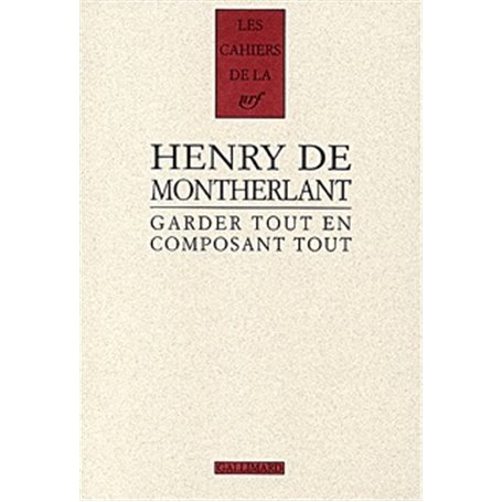 Garder tout en composant tout