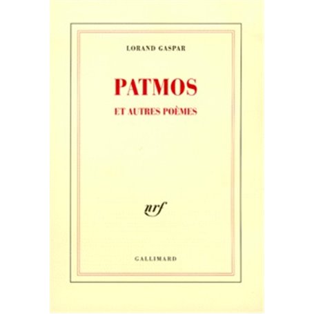 Patmos et autres poèmes