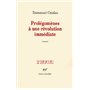 Prolégomènes à une révolution immédiate