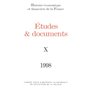 ÉTUDES ET DOCUMENTS - 1998
