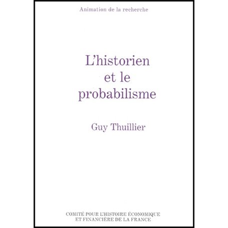 L'HISTORIEN ET LE PROBABILISME