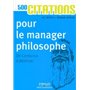 500 citations pour le manager philosophe