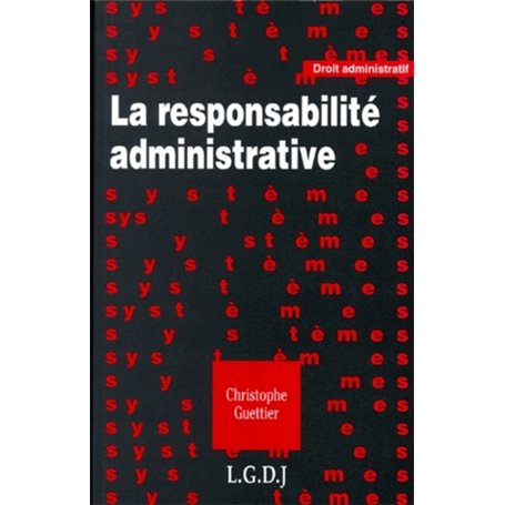 la responsabilité administrative