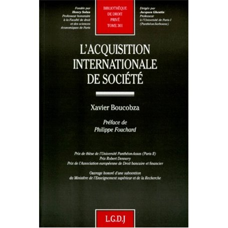 L'ACQUISITION INTERNATIONALE DE SOCIÉTÉ
