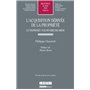 l'acquisition dérivée de la propriété : le transfert volontaire des biens
