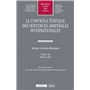 LE CONTRÔLE ÉTATIQUE DES SENTENCES ARBITRALES INTERNATIONALES