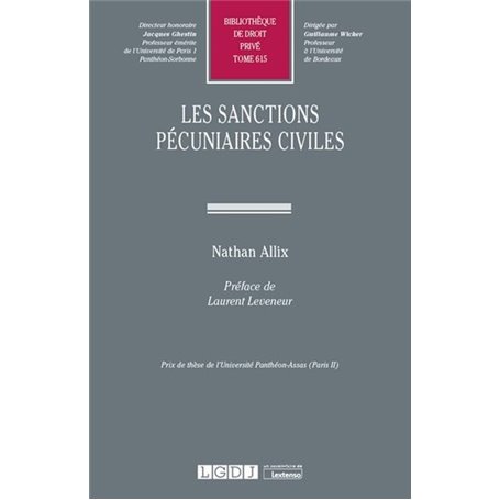 Les sanctions pécuniaires civiles