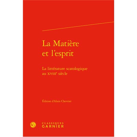 La Matière et l'esprit