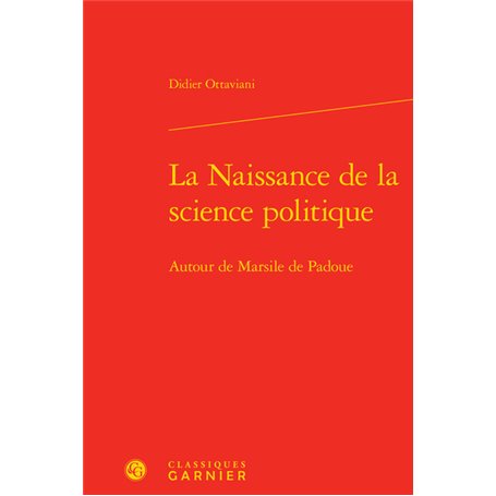La Naissance de la science politique