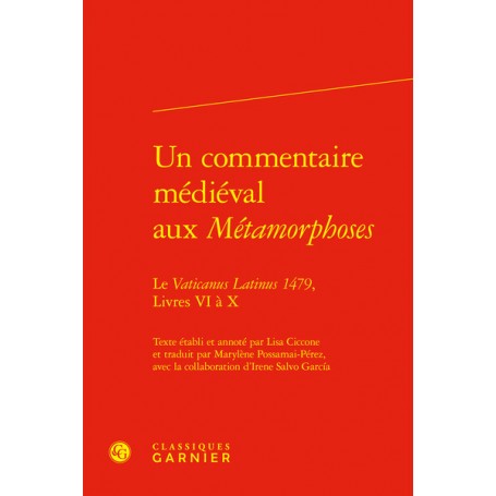 Un commentaire médiéval aux Métamorphoses