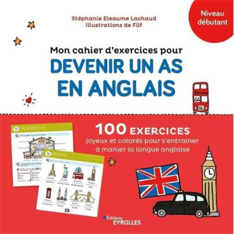 Mon cahier d'exercices pour devenir un as en anglais