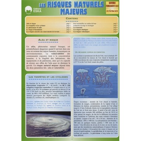 RISQUES NATURELS MAJEURS (LES)