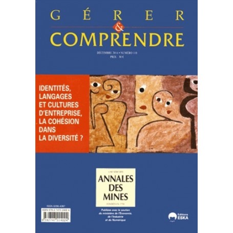 GERER ET COMPRENDRE 118 2014 IDENTITES LANGAGES ET CULTURE D'ENTREPRISE LA COHES
