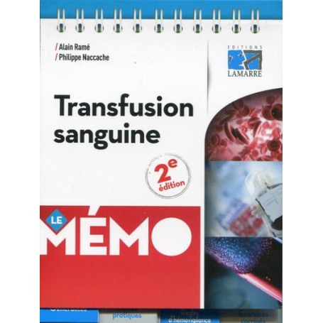 Transfusion sanguine - Le mémo