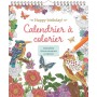 HAPPY BIRTHDAY CALENDRIER A COLORIER