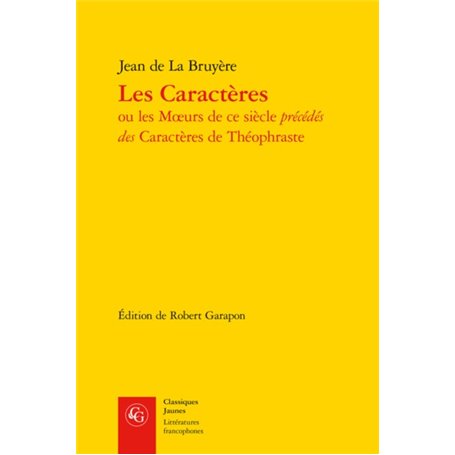 Les Caractères