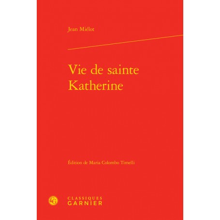 Vie de sainte Katherine