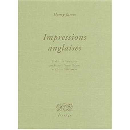 Impressions anglaises
