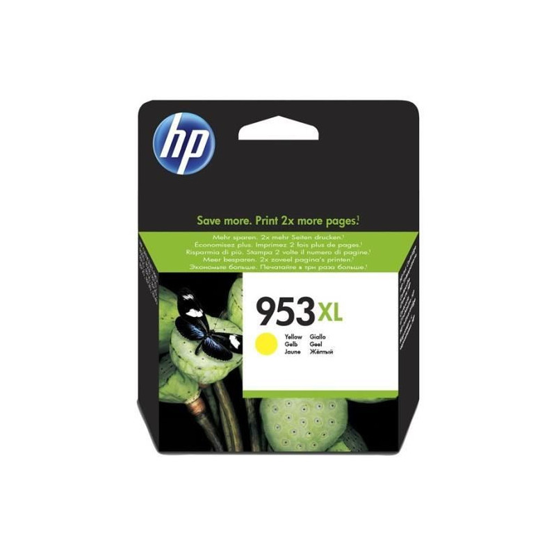 HP 953XL Cartouche d'encre jaune grande capacité authentique