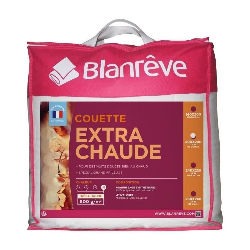 Remplissage de couette Blanreve Blanc 500 g/m² 200 x 200 cm