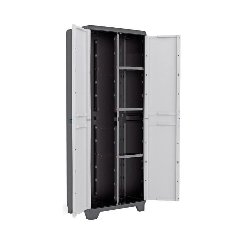 Étagère KIS 9726000 0616 02 Noir/Gris Résine Plastique 68 x 39 x 173 cm