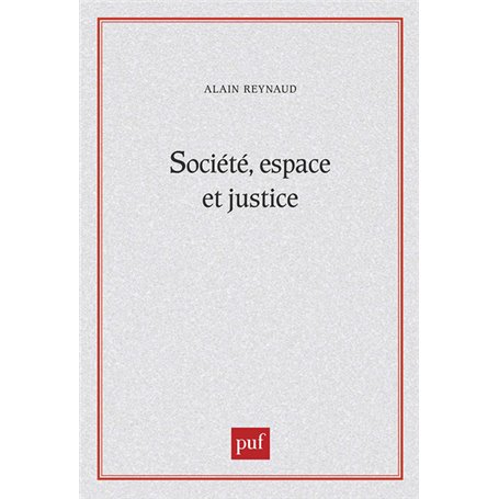 Société, espace et justice