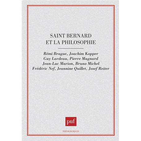 Saint Bernard et la philosophie